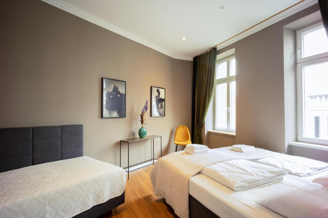 Marktblick Apartments Naehe Der Rb-Arena Leipzig Eksteriør billede